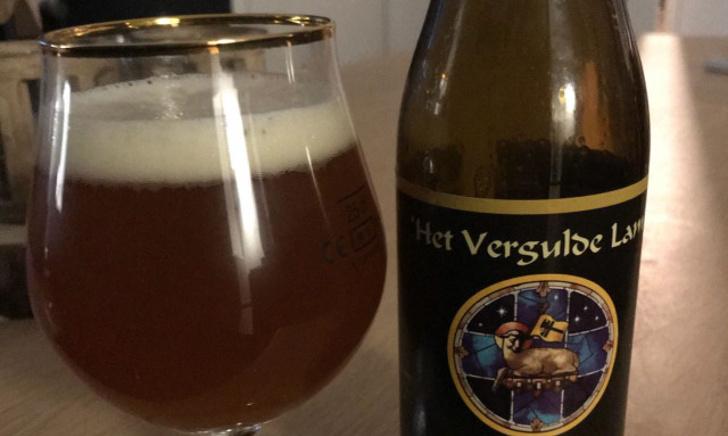 Het Vergulde Lam bier in glas